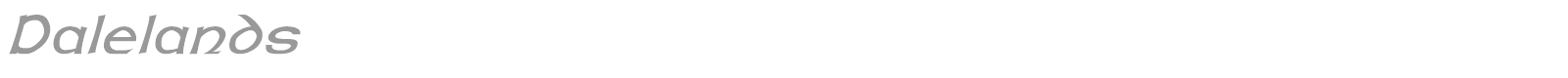 Dalelands font preview